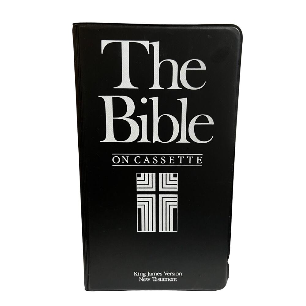 Vintage The Bible King James Edition New Testament 12 Cassette Collection